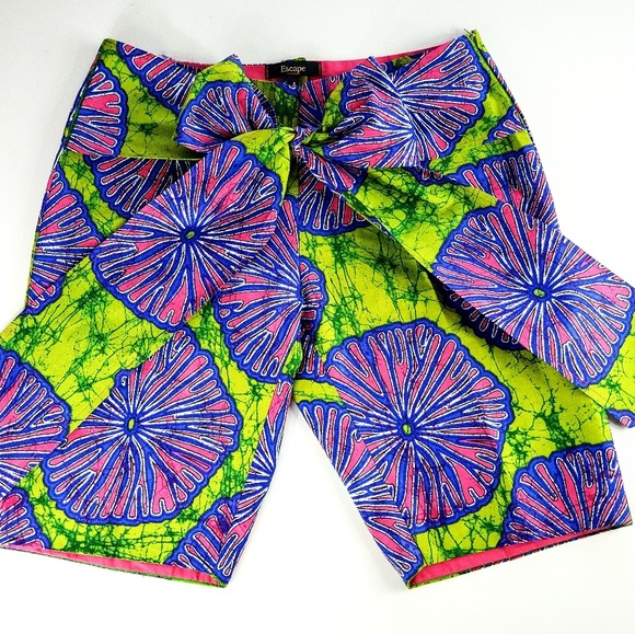 African print shorts - Picture 3 of 4